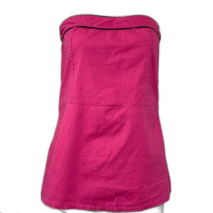 Jaymy Strapless Hot Pink Top Size Medium